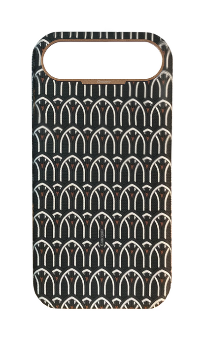 Grey Monogram Strapless Case