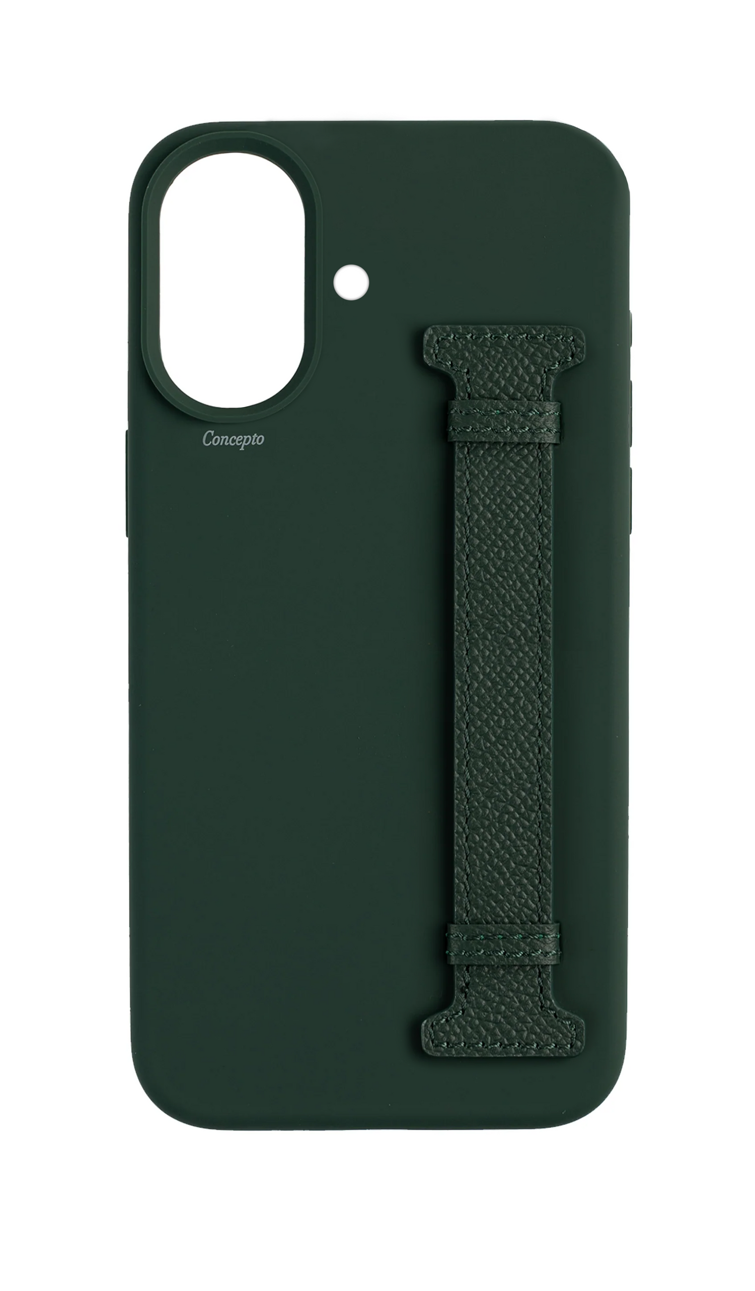 Dark Green Silicon Side Strap Case
