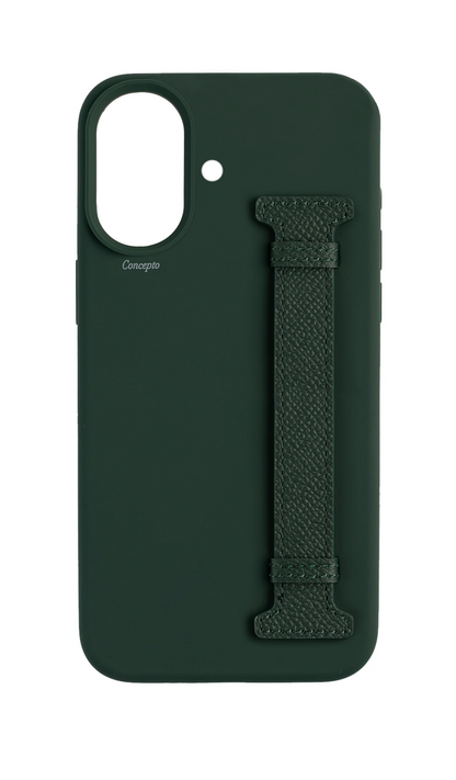 Dark Green Silicon Side Strap Case