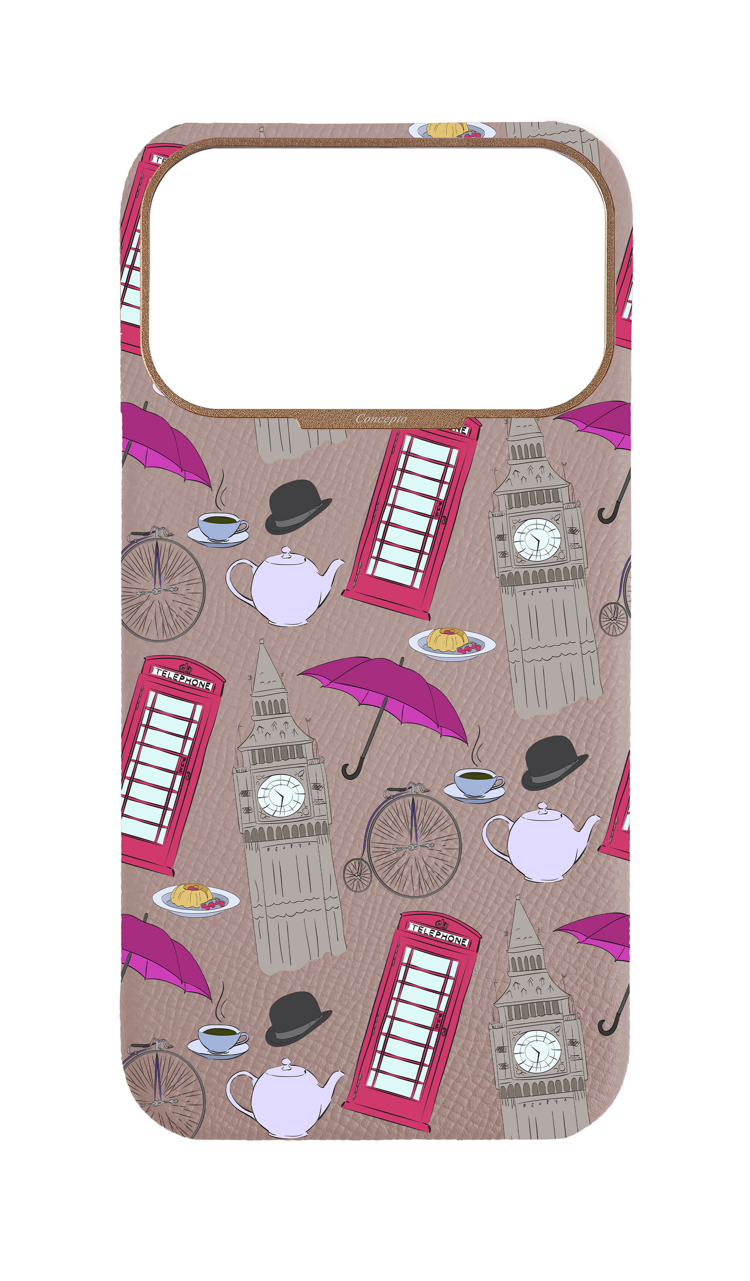 Blush Pink Strapless Case - London Icons