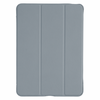 Light Blue Grey Epsom iPad Case