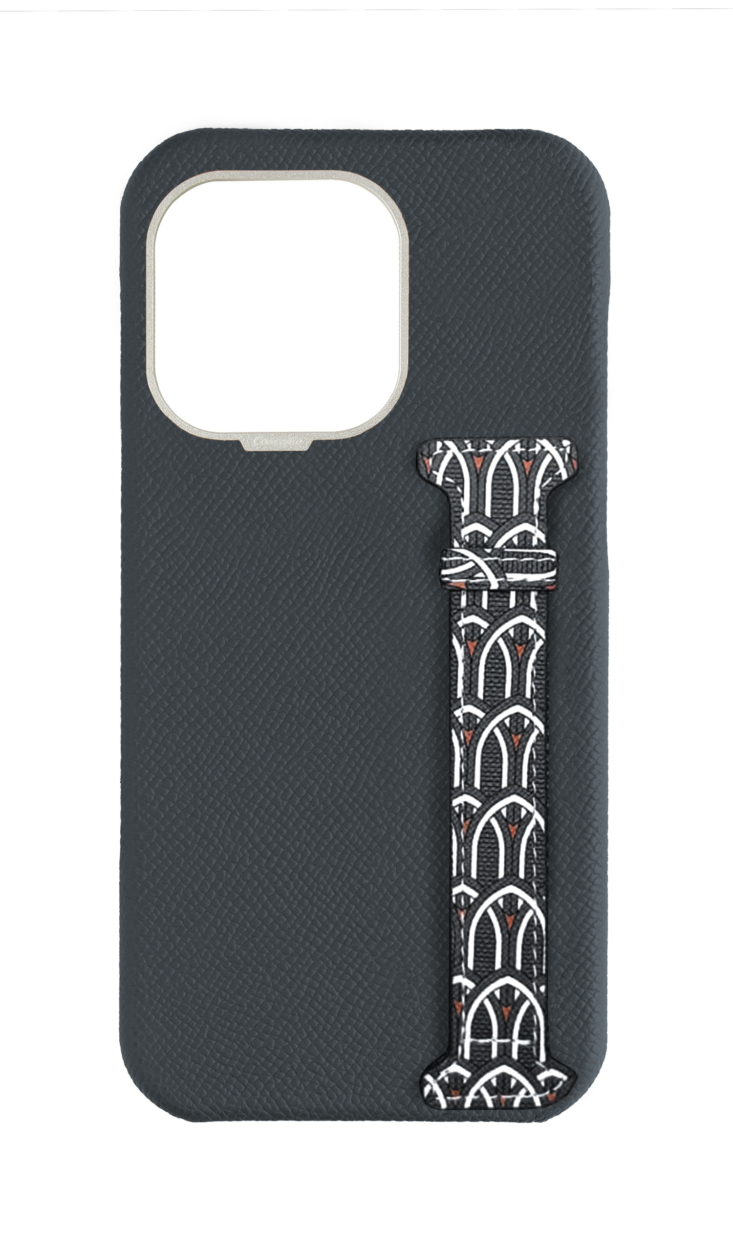 Grey Monogram Side Strap Case