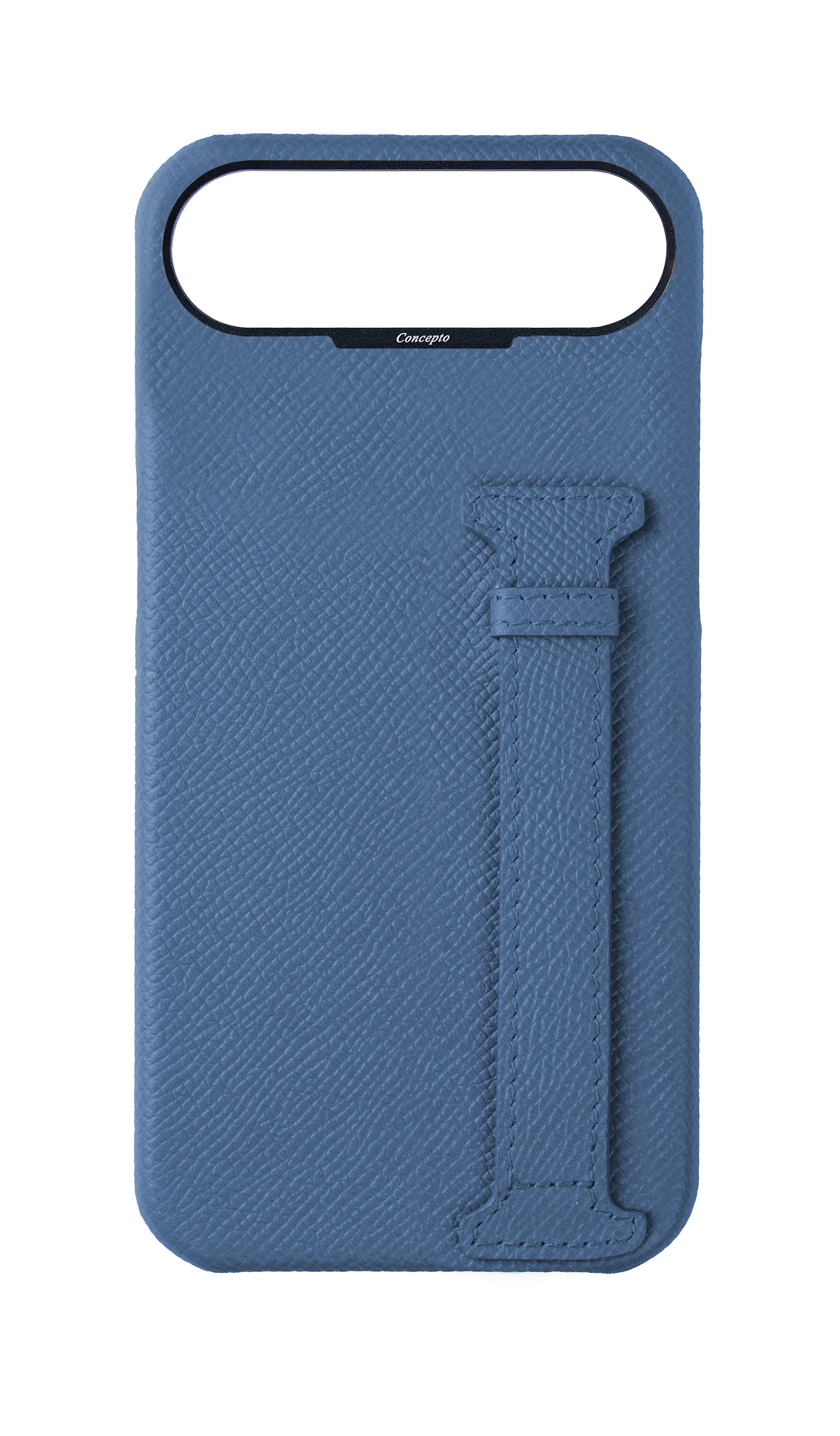 Navy Epsom Side Strap Case