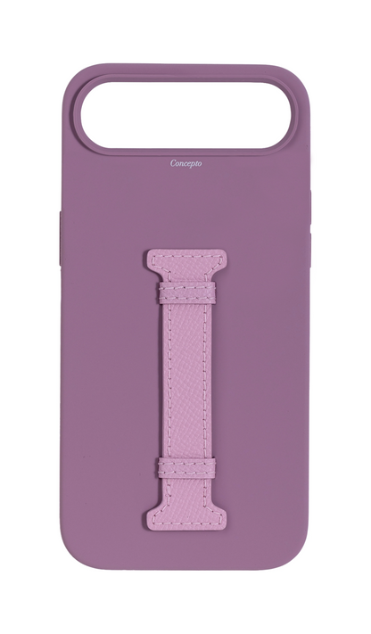 Purple Silicon Middle Strap Case