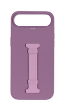Purple Silicon Middle Strap Case