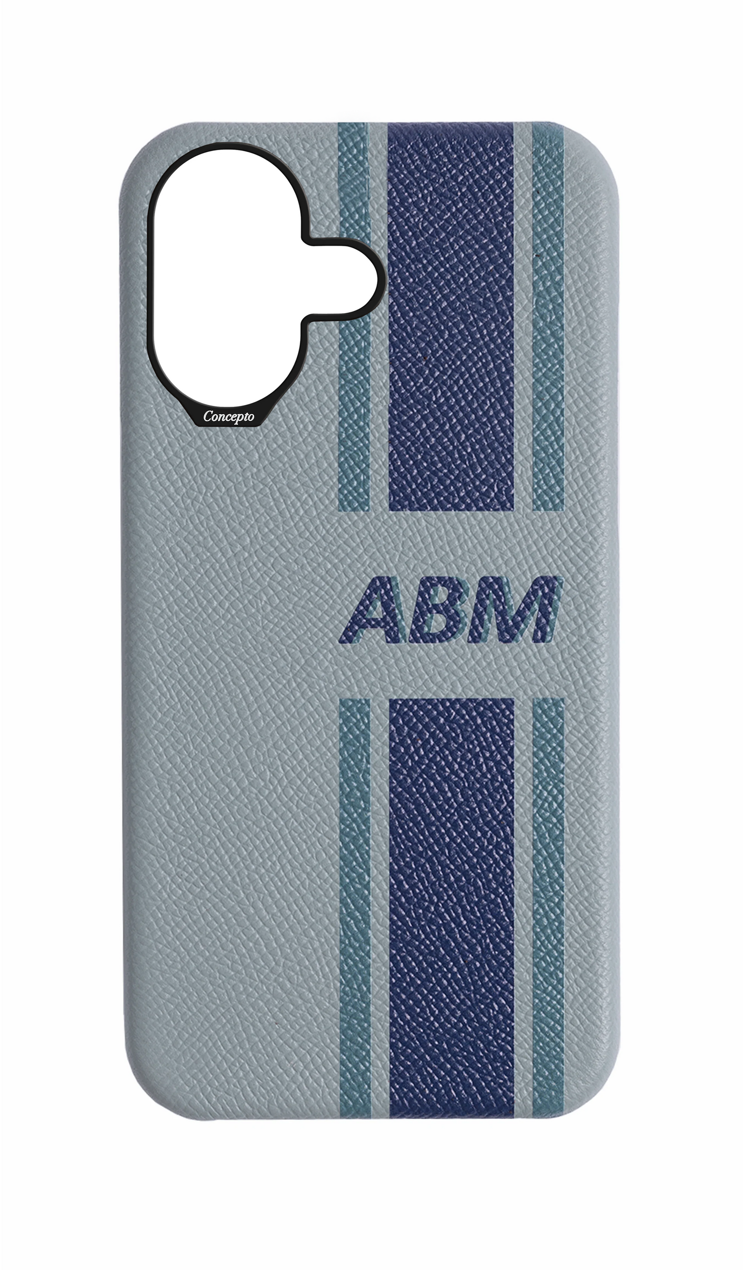 Striped Light Blue Grey Strapless Case