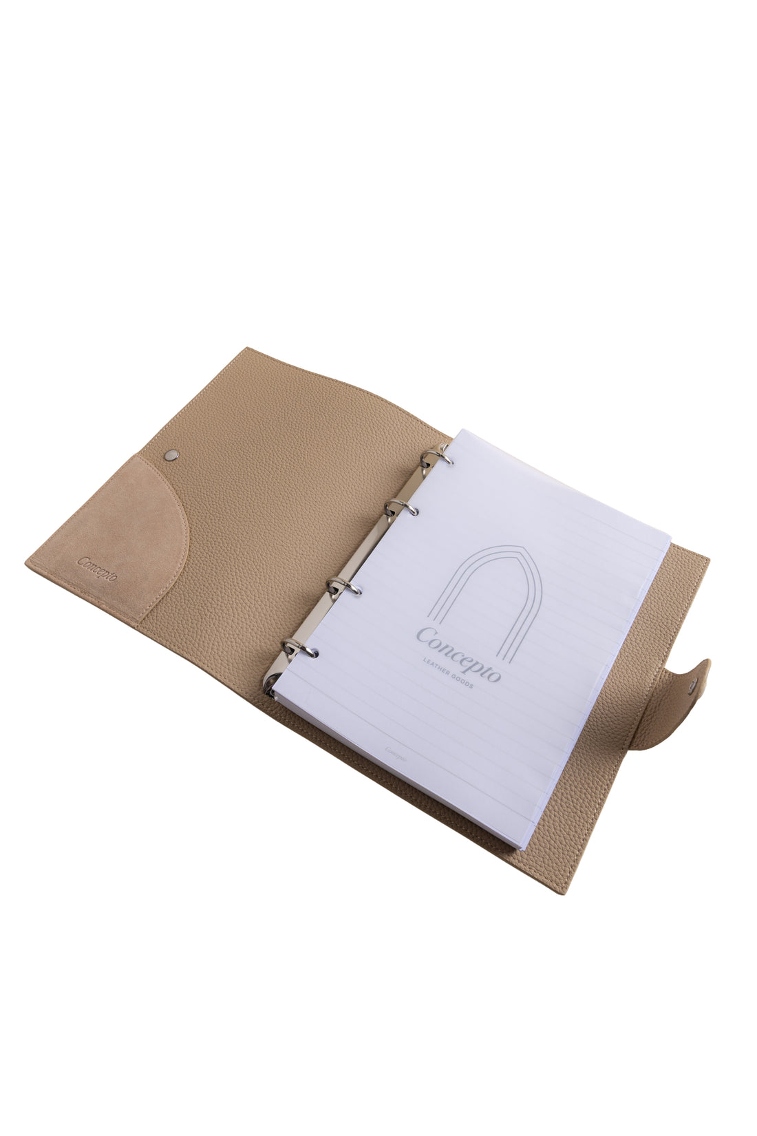 Classic Sandstone Suede Notebook