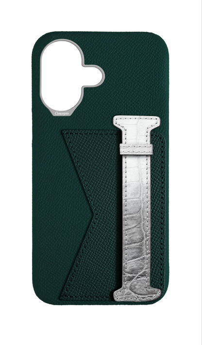 Green Himalayan Exotic Crocodile Duo Case