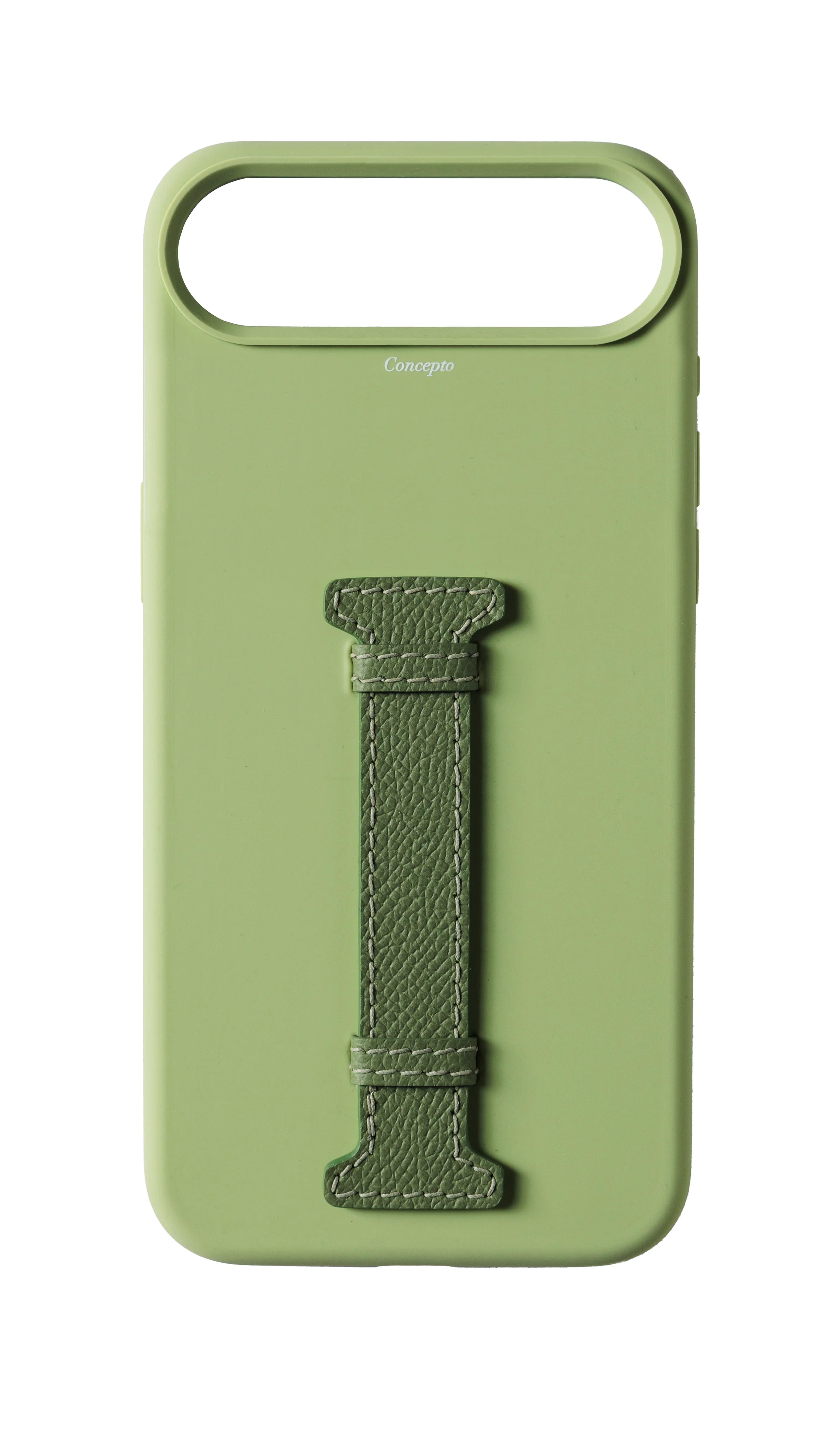 Avocado Silicon Middle Strap Case