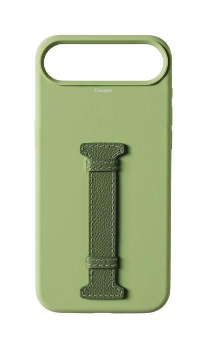 Avocado Silicon Middle Strap Case