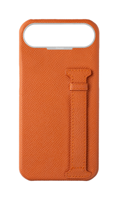 Orange Epsom Side Strap Case