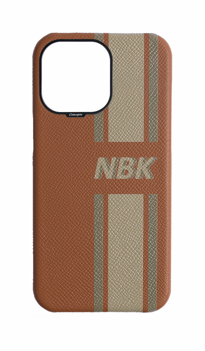 Striped Tan Strapless Case