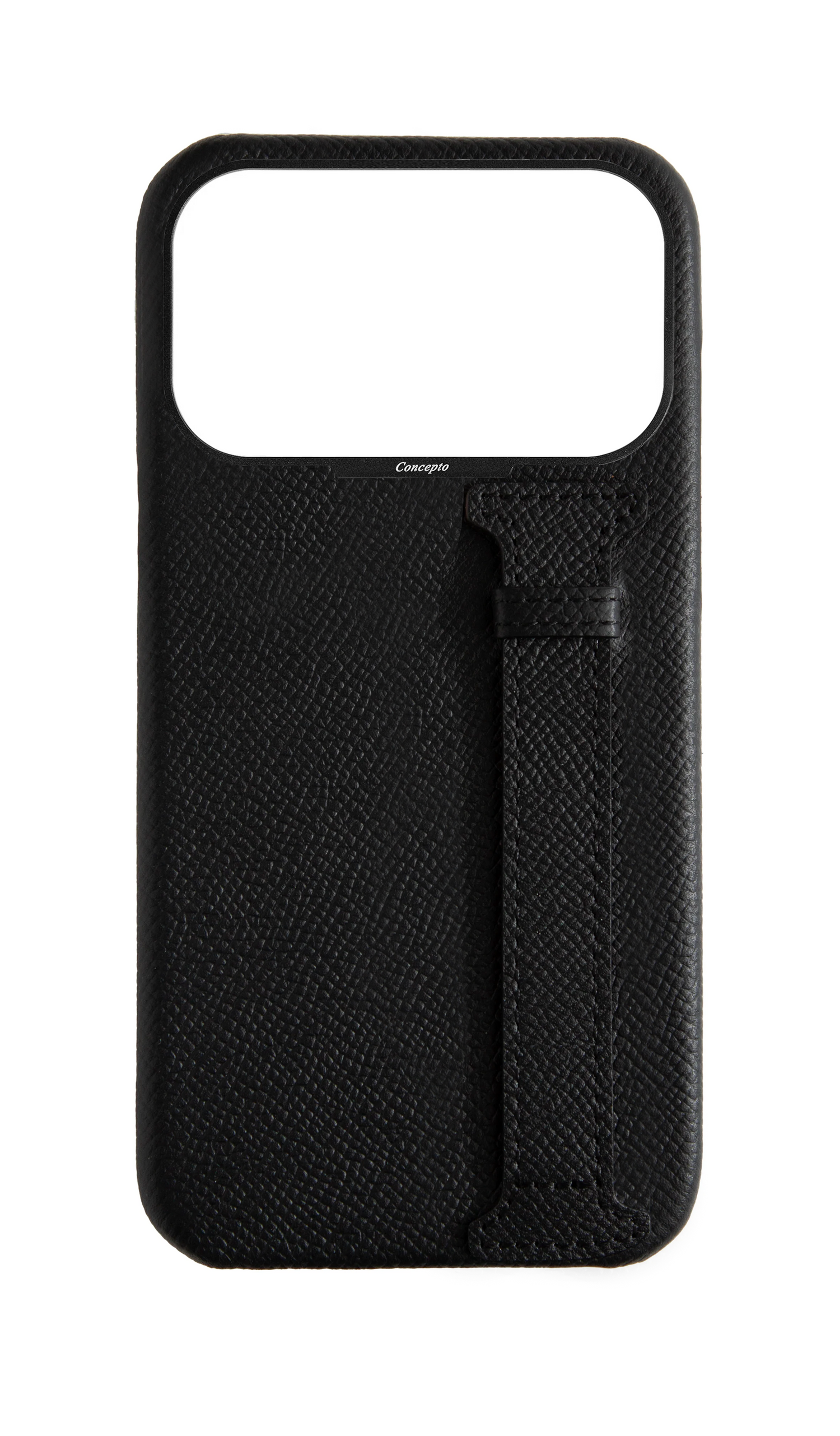 Black Epsom Side Strap Case