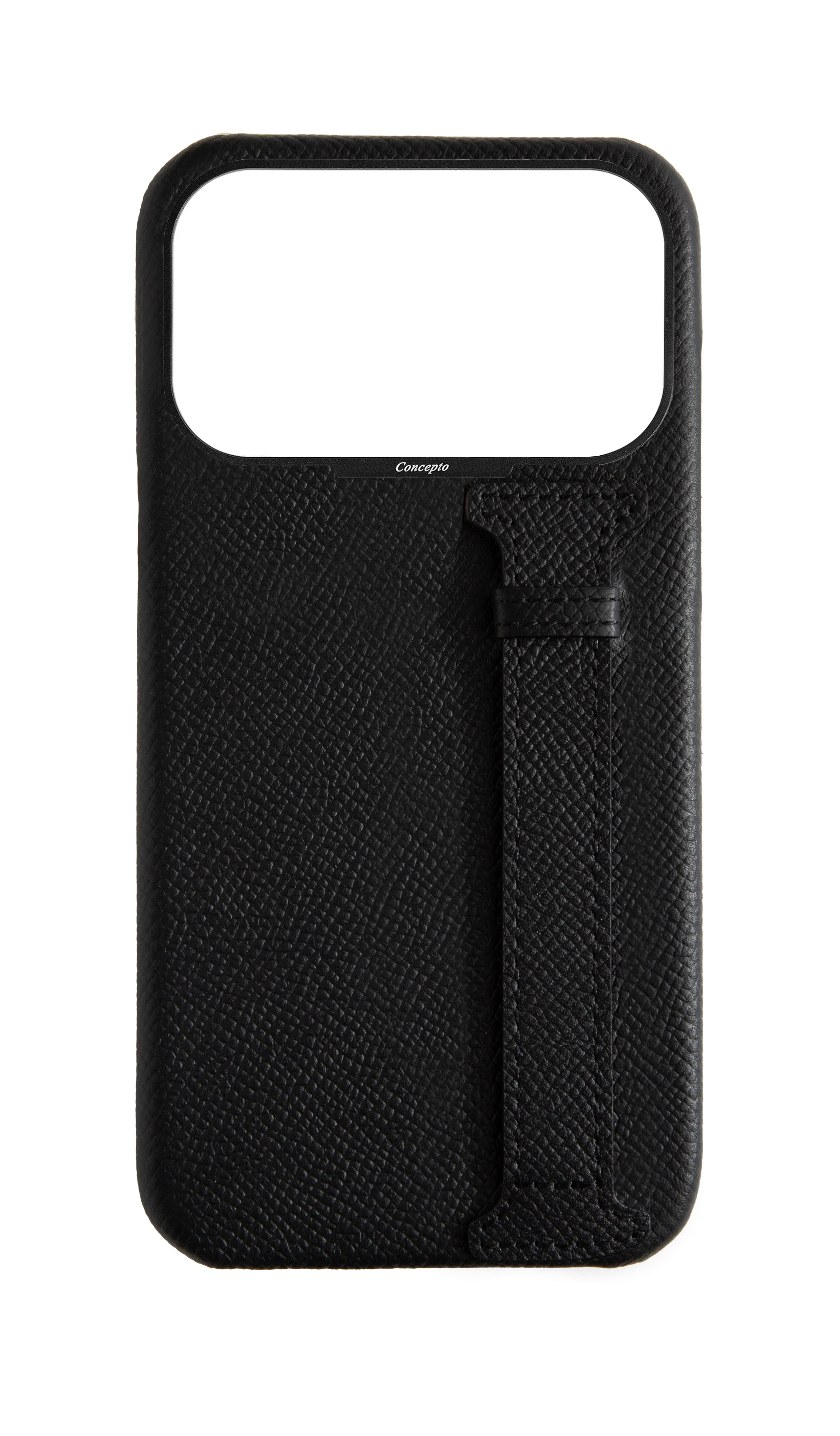 Black Epsom Side Strap Case