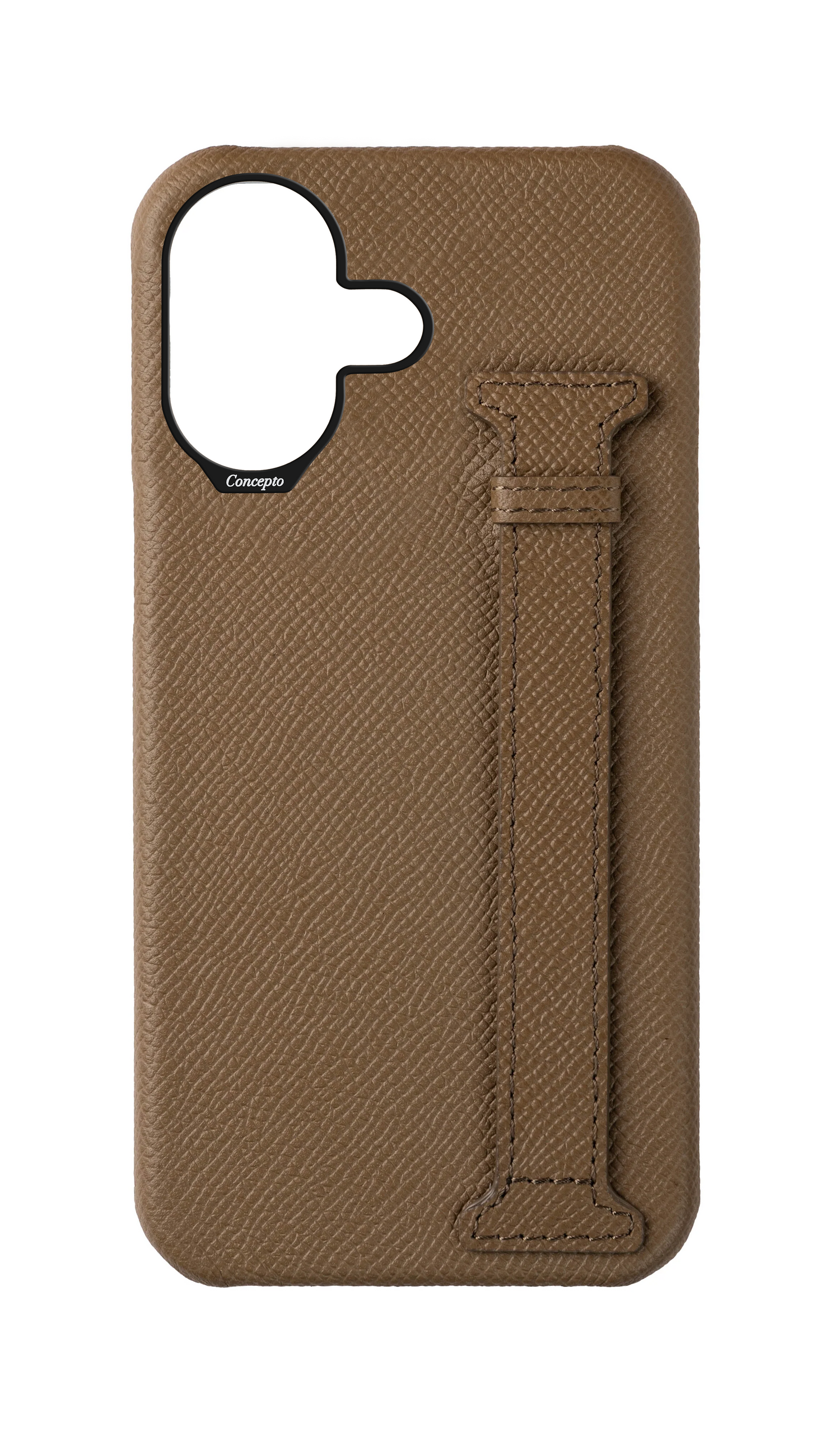 Taupe Epsom Side Strap Case