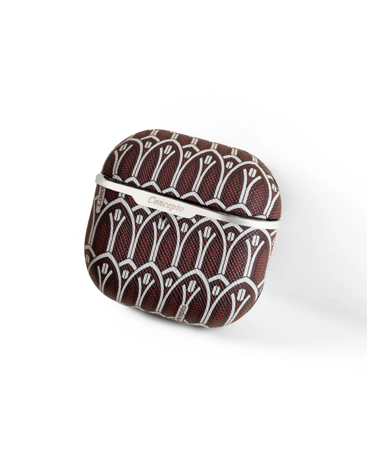 Maroon Monogram AirPods Case (3rd &amp; 4th Generation)