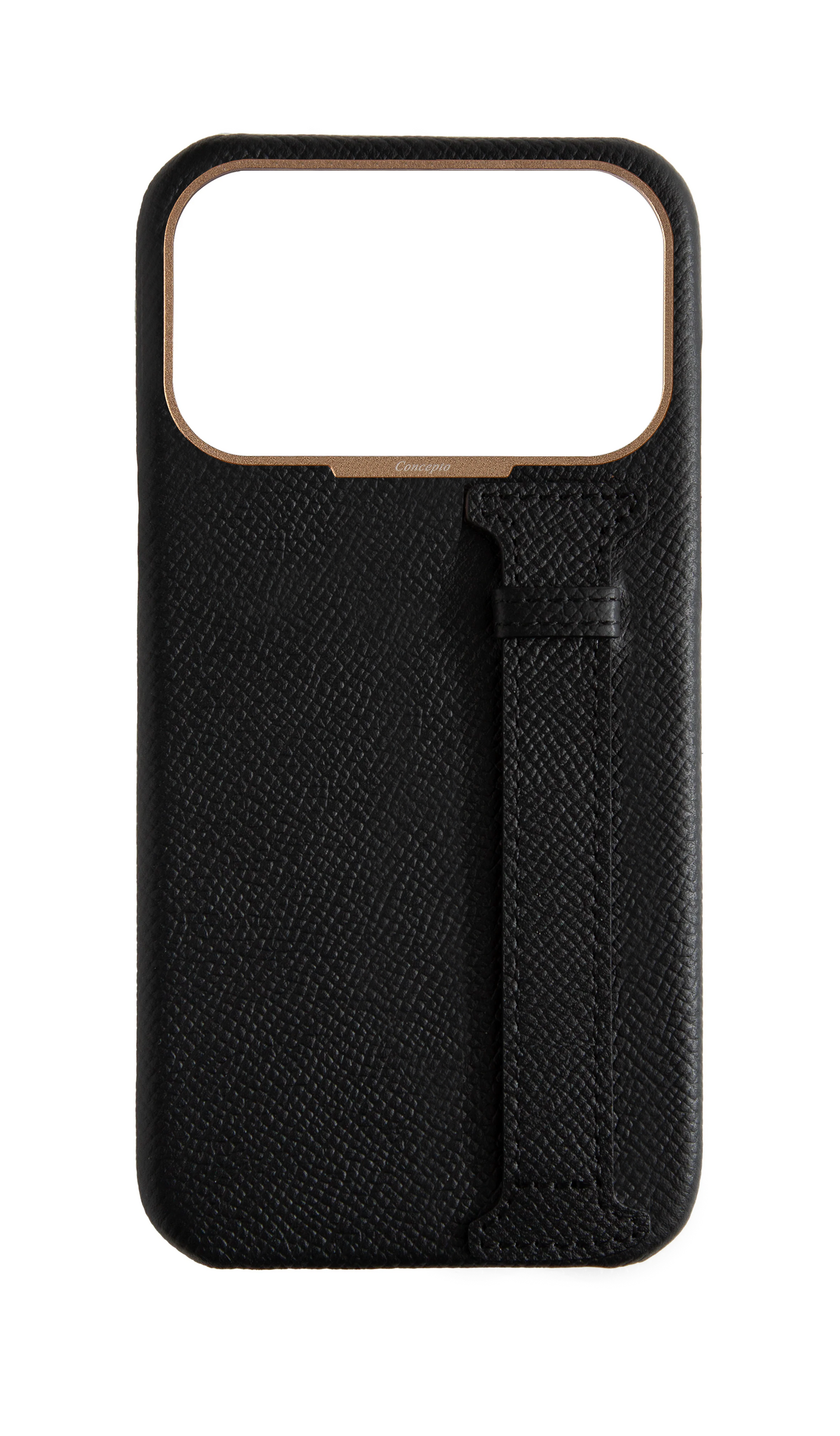 Black Epsom Side Strap Case