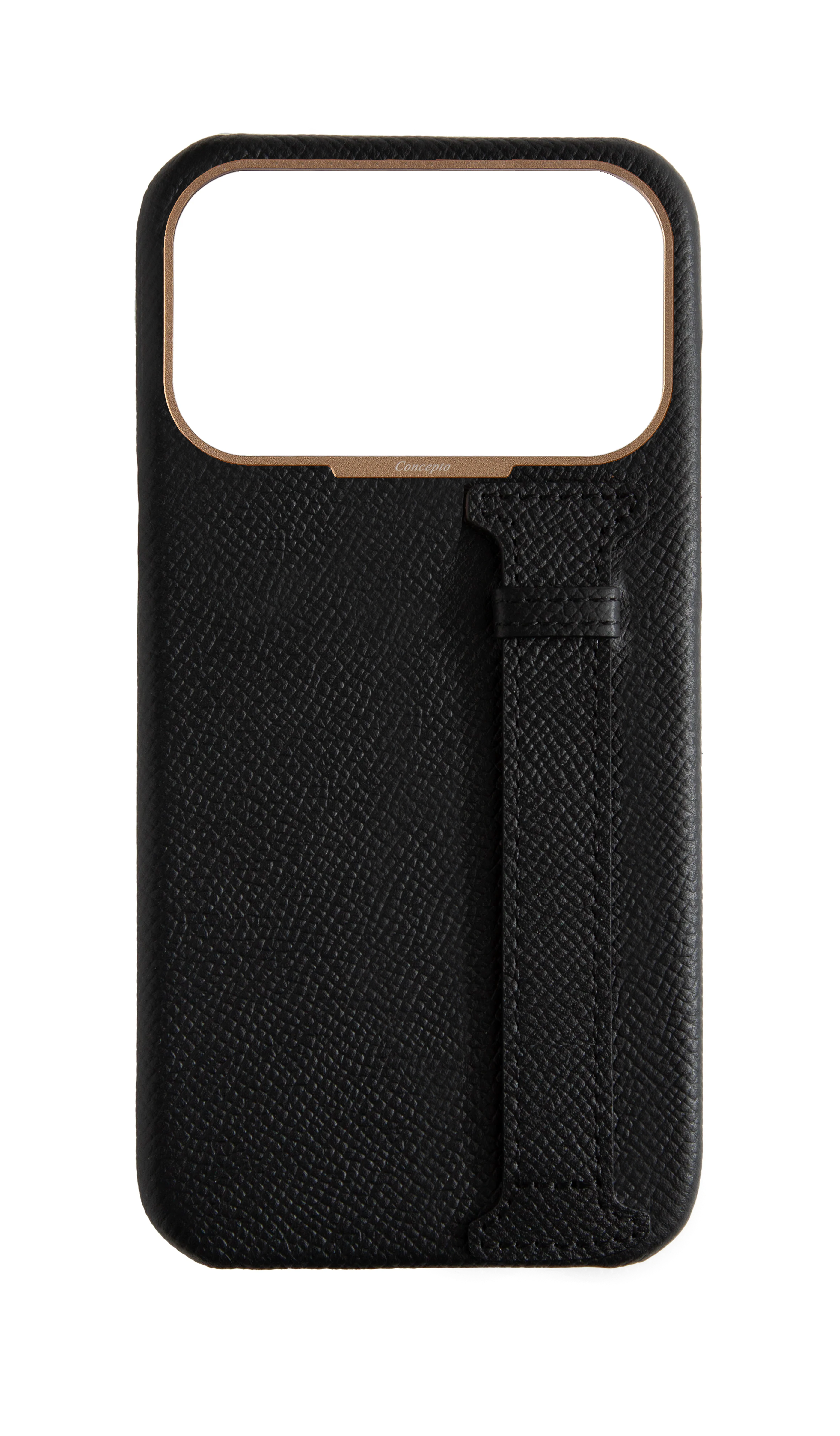 Black Epsom Side Strap Case