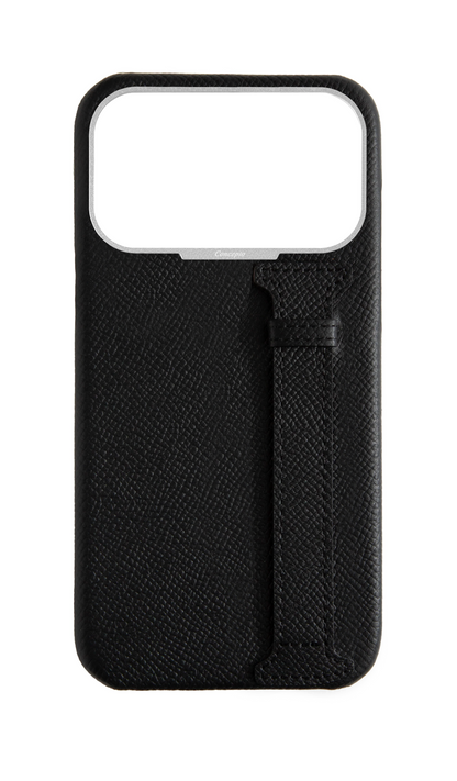 Black Epsom Side Strap Case