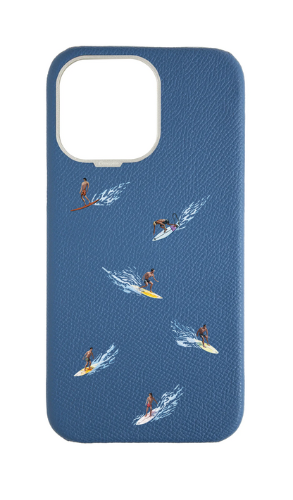 Blue Strapless Epsom Case - Surf