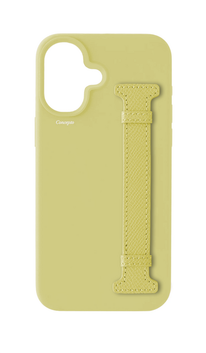 Butter Yellow Silicon Side Strap Case