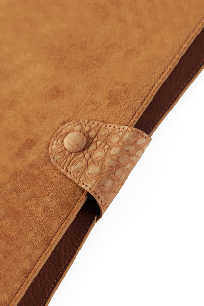 Tan Suede Notebook