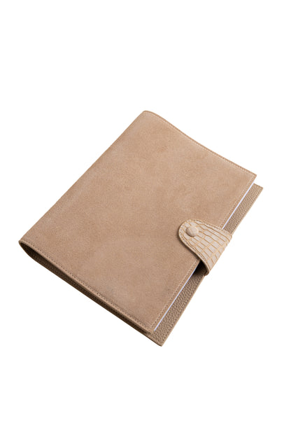 Sandstone Suede Notebook