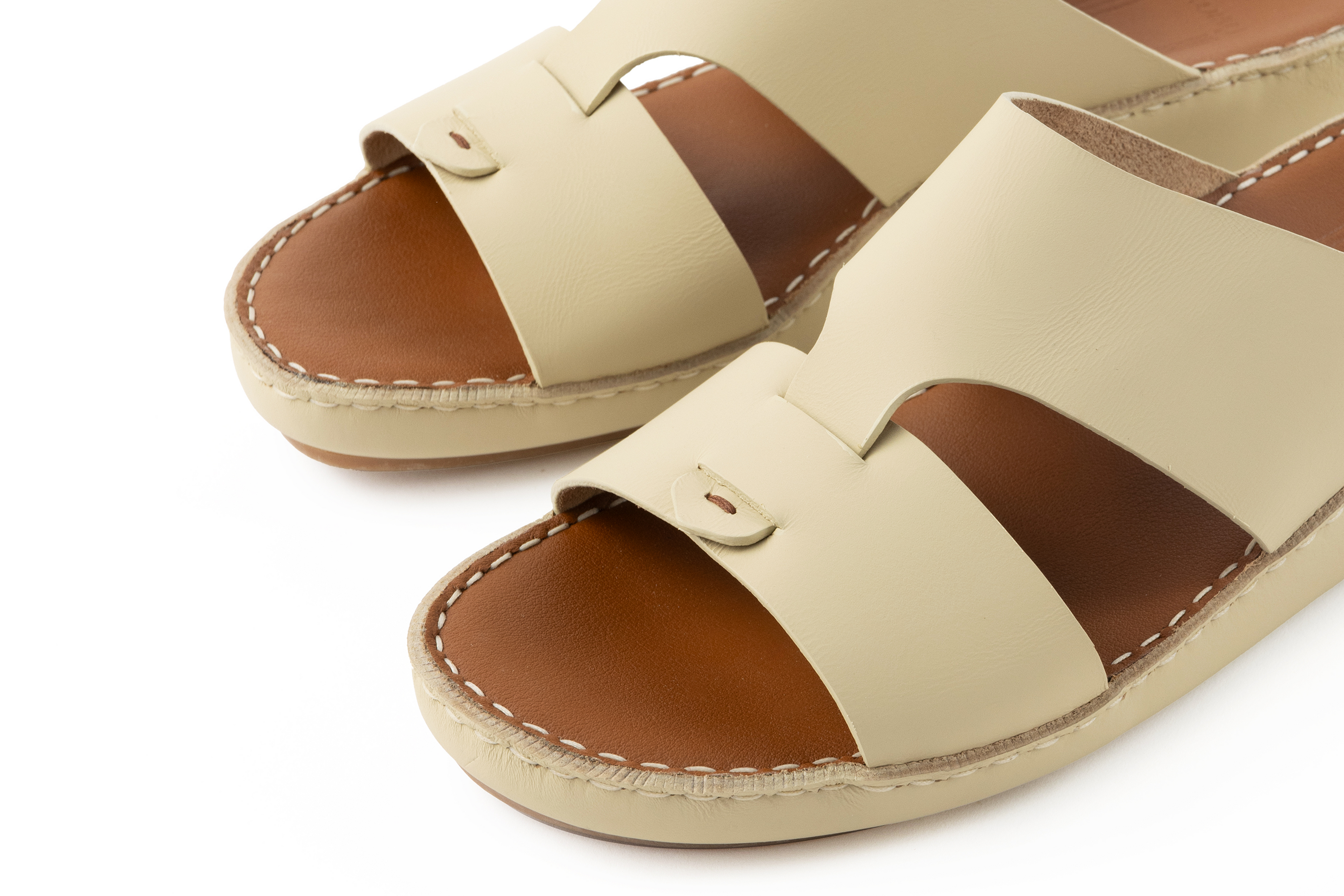 Cream Classic Design Sandal