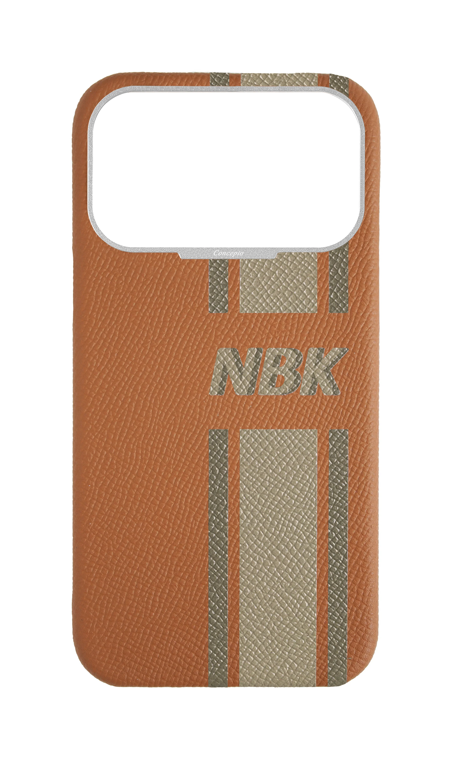 Striped Tan Strapless Case