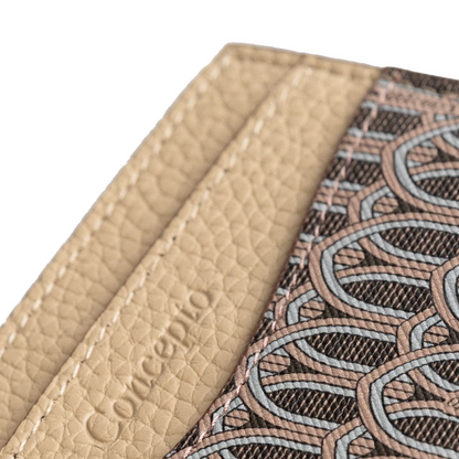 Cream Monogram Cardholder