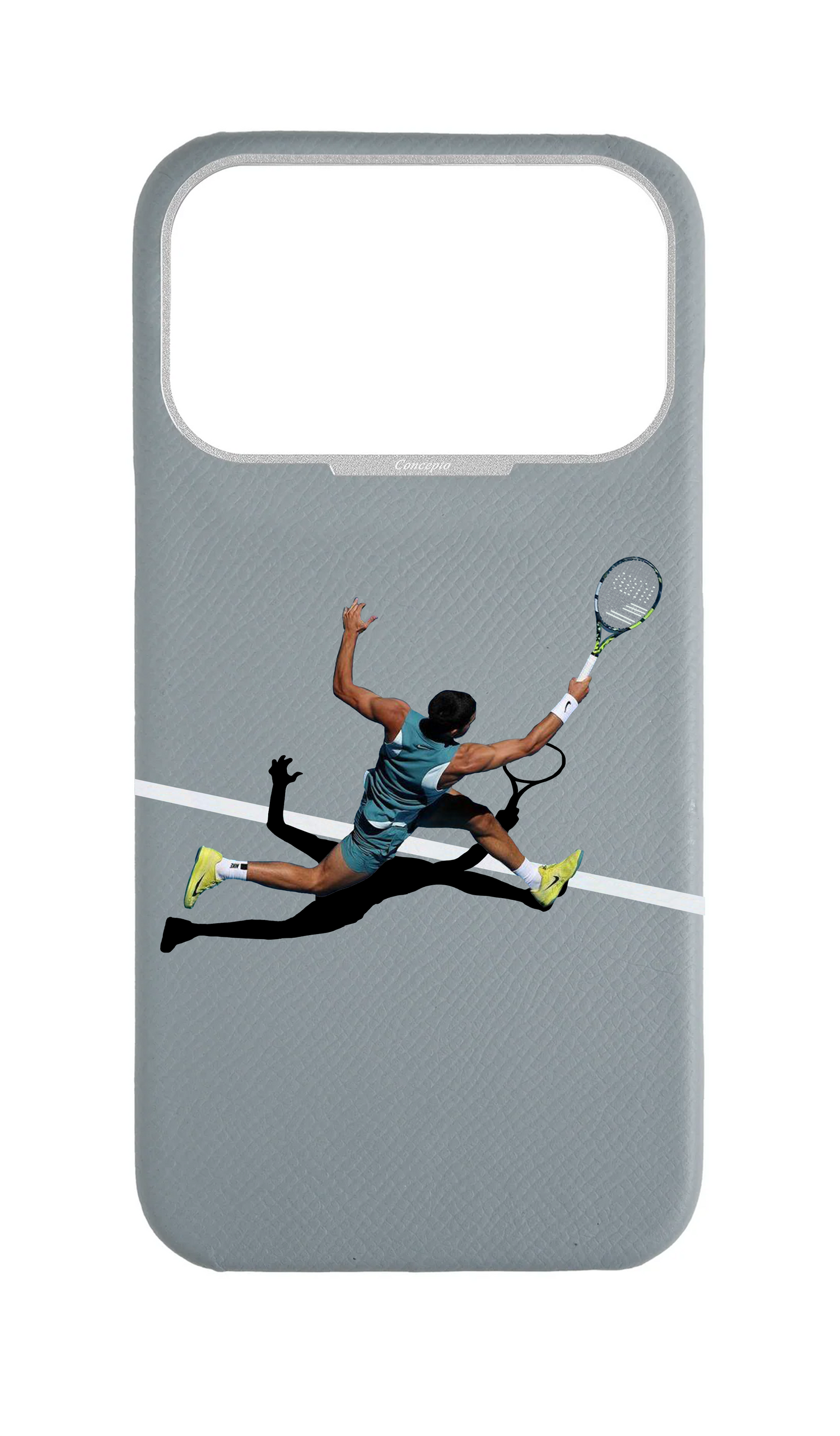 Light Blue Grey Strapless Case - Match Point