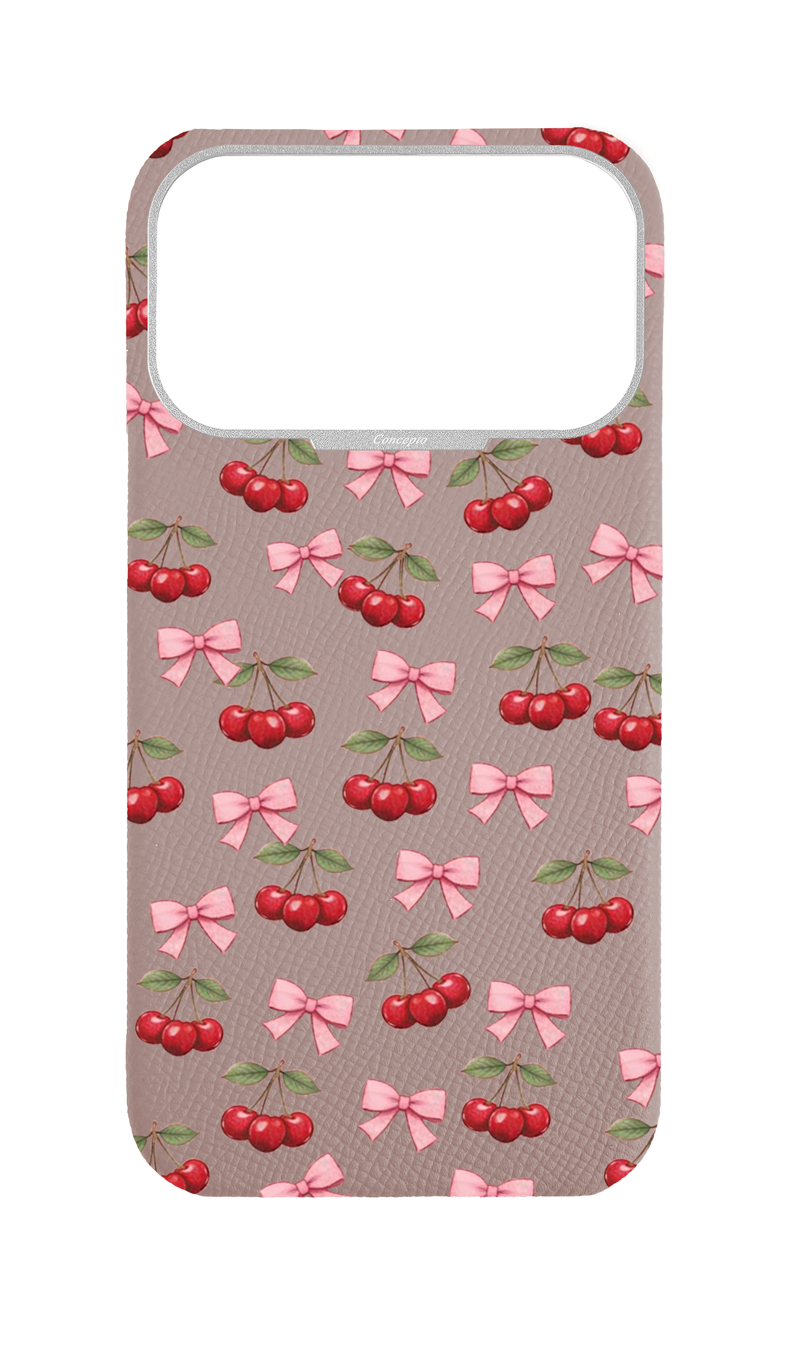 Blush Pink Strapless Case - Cherry Ribbon