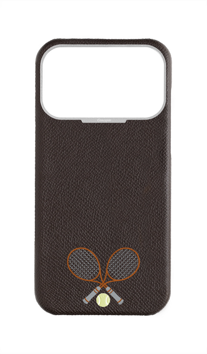 Brown Strapless Epsom Case - Concepto Racket