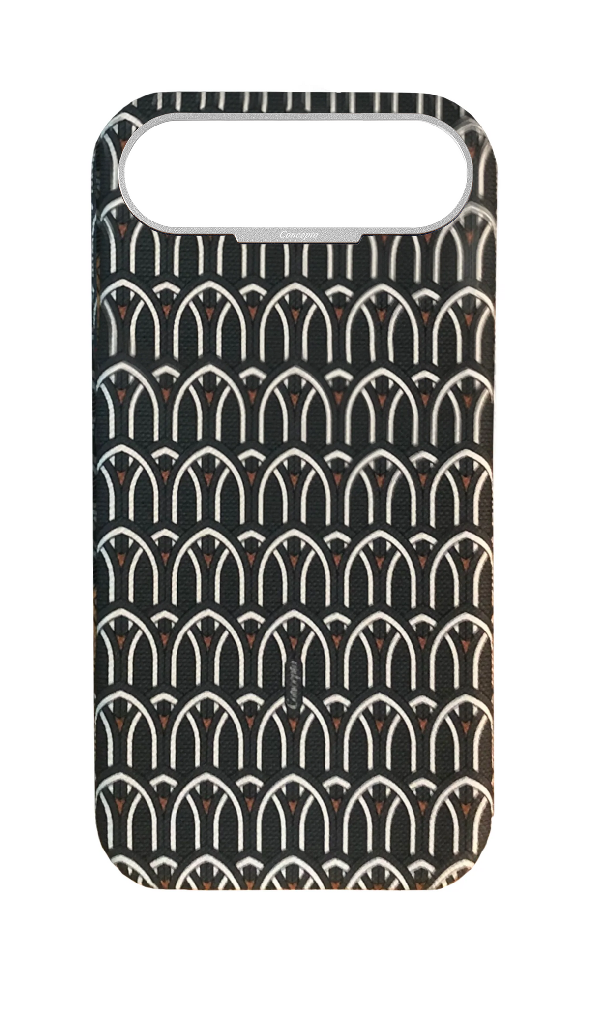 Grey Monogram Strapless Case