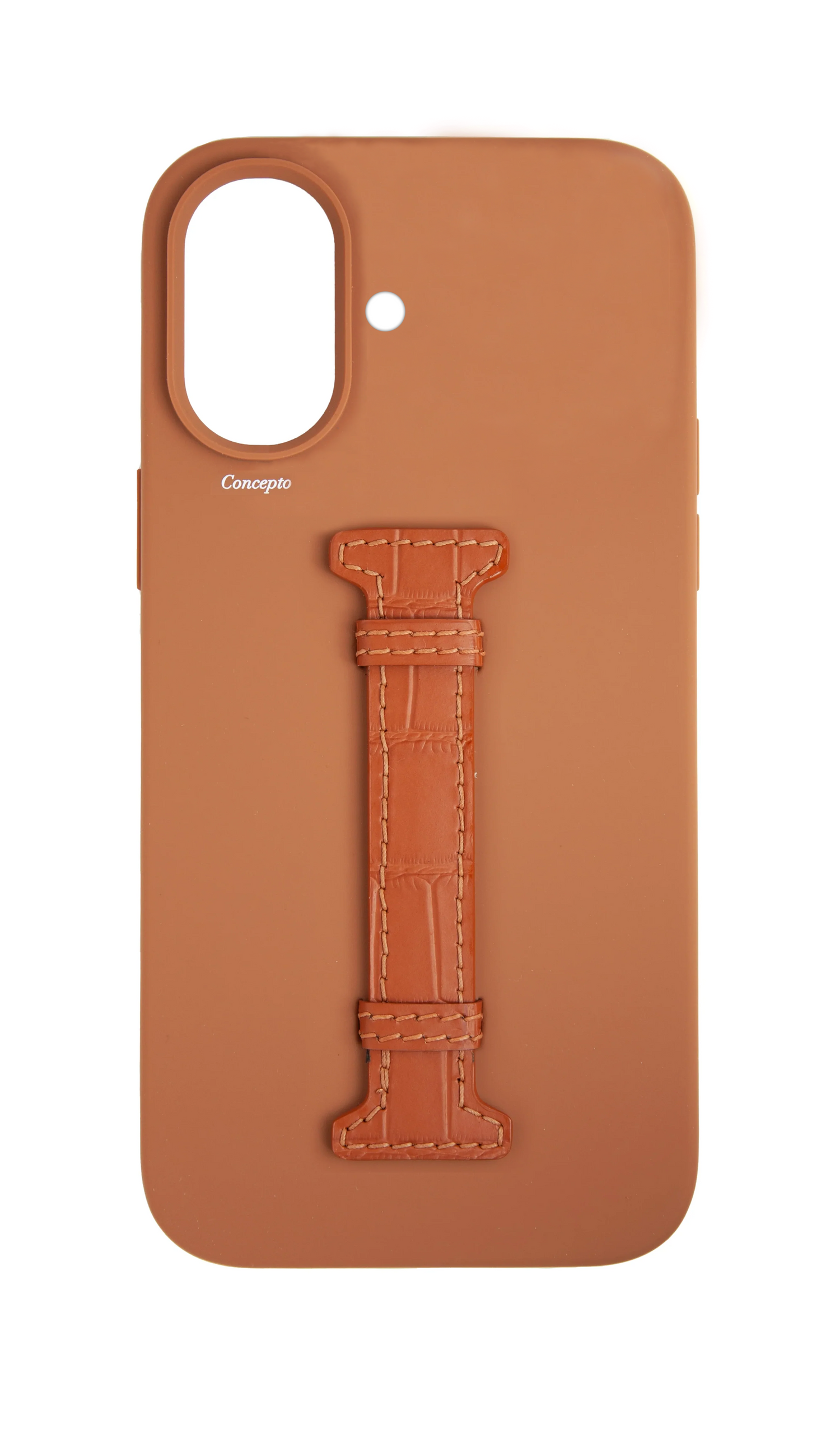 Tan Silicon Middle Strap Case