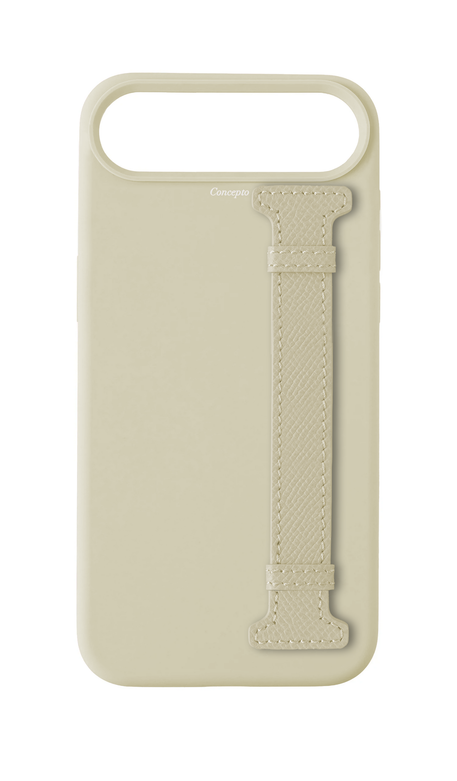 White Silicon Side Strap Case