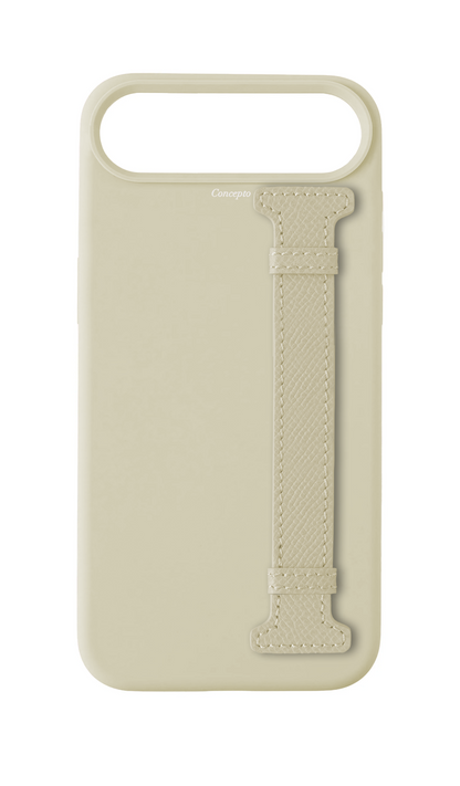 White Silicon Side Strap Case