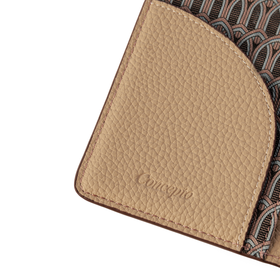 Cream Monogram Passport Holder