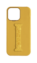 Yellow Exotic Crocodile Middle Strap Case