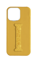 Yellow Exotic Crocodile Middle Strap Case