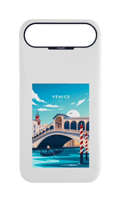 White Epsom Strapless Case - Venice