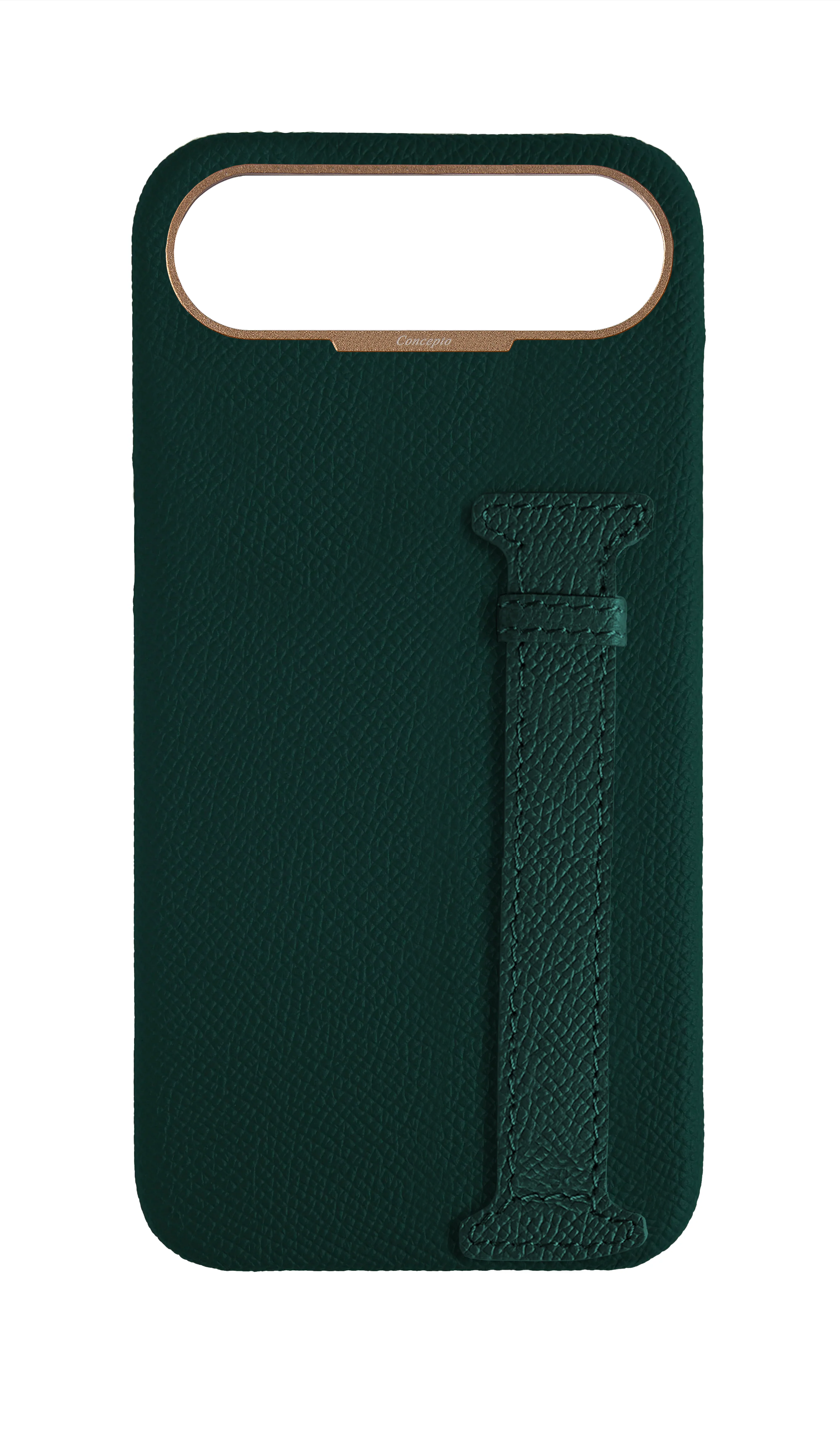 Green Epsom Side Strap Case