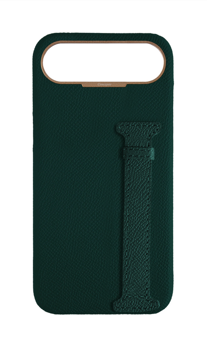 Green Epsom Side Strap Case