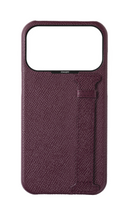 Maroon Epsom Side Strap Case