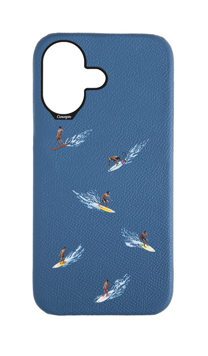 Blue Strapless Epsom Case - Surf