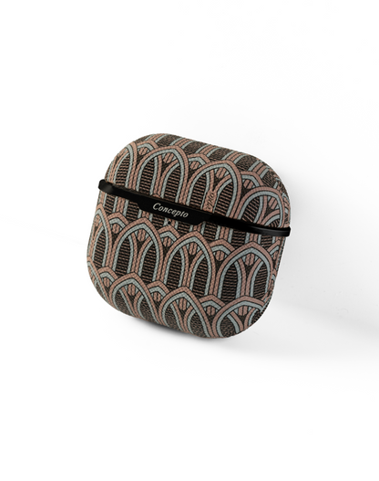 Cream Monogram AirPods Case (3rd &amp; 4th Generation)