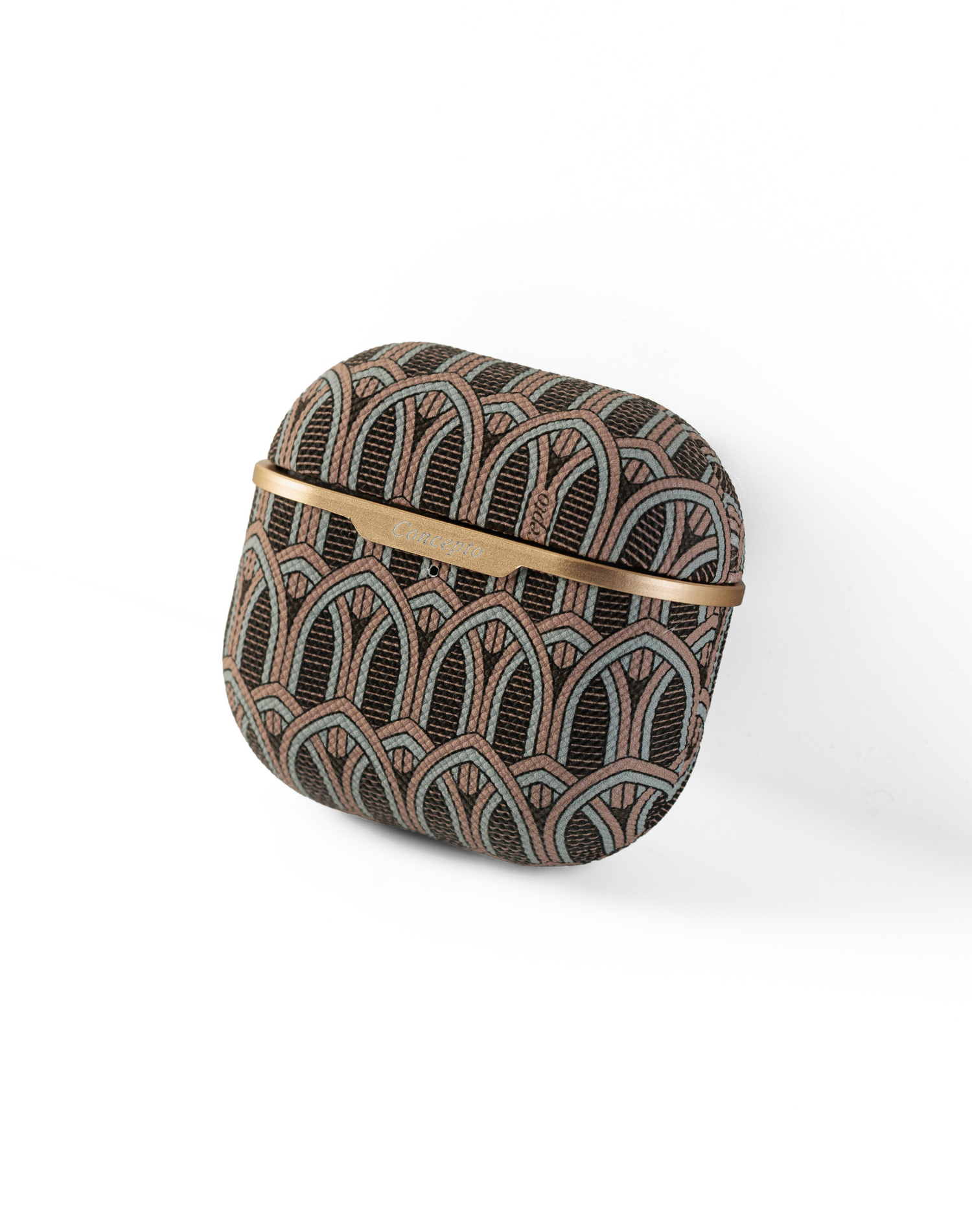 Cream Monogram AirPods Case (3rd &amp; 4th Generation)