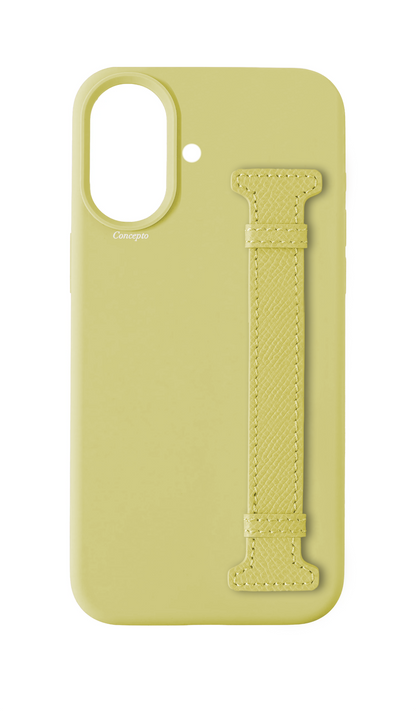 Butter Yellow Silicon Side Strap Case