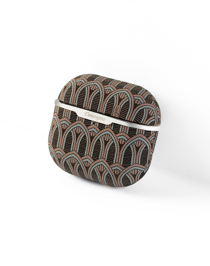 Cream Monogram AirPods Case (3rd &amp; 4th Generation)