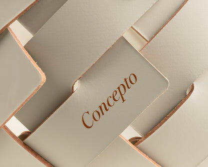 Small Cream Leather Basket